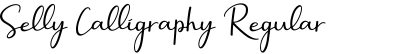 Selly Calligraphy Regular
